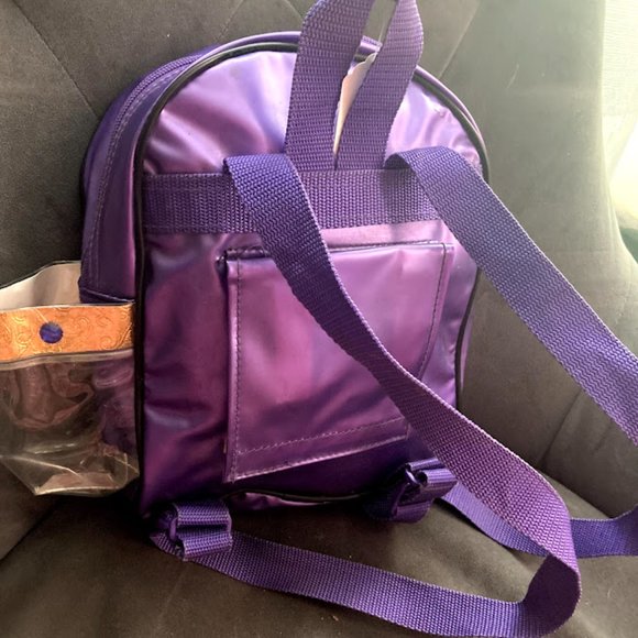 Vintage Star Wars Queen Amidala Purple Vinyl Mini Backpack - Picture 5 of 6